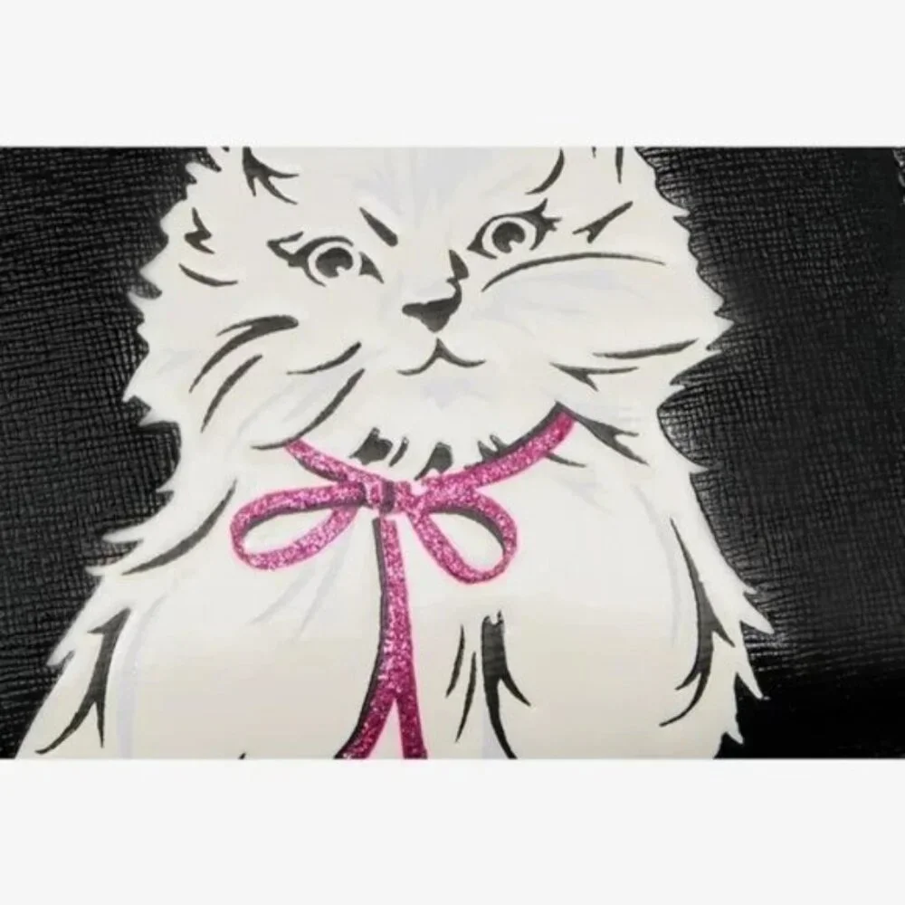 Kate Spade Whiskers Saffiano Leather Large Continental Zip Around Wallet